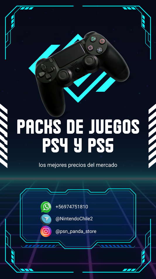 Pack de juegos Playstation 4 y 5