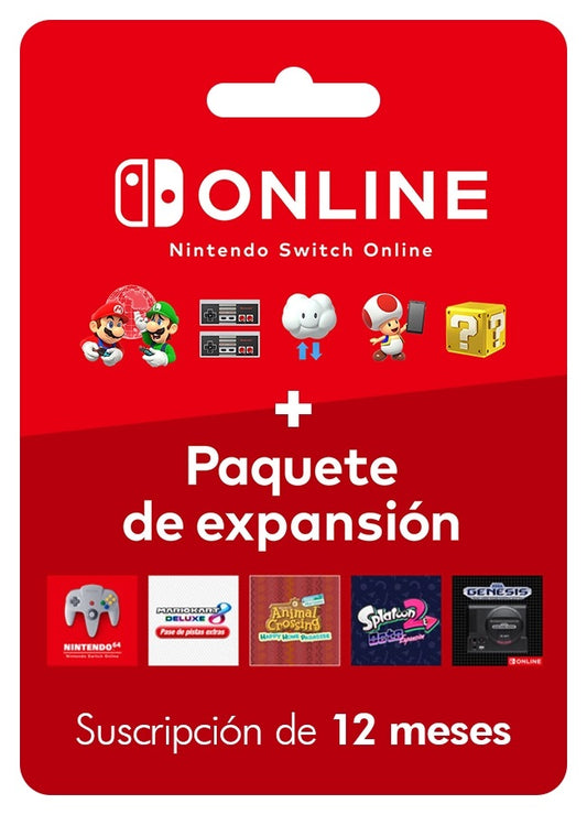 Nintendo Switch Online + Paquete de expansión